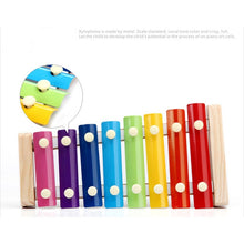 Load image into Gallery viewer, NEW Wooden Xylophone Musical Instrument 8 Tones Toys Multicolor For Children Kids Baby