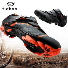 Load image into Gallery viewer, Tiebao Cycling Shoes sapatilha ciclismo mtb Men sneakers Women mountain bike shoes Self-Locking superstar original Bicycle Shoes