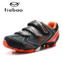 Load image into Gallery viewer, Tiebao Cycling Shoes sapatilha ciclismo mtb Men sneakers Women mountain bike shoes Self-Locking superstar original Bicycle Shoes